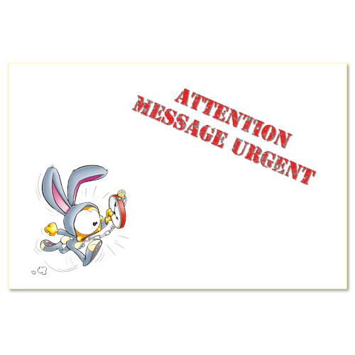 Attention message urgent