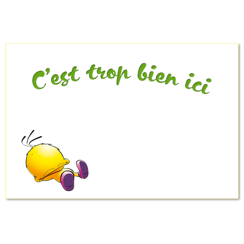 C'est trop bien ici