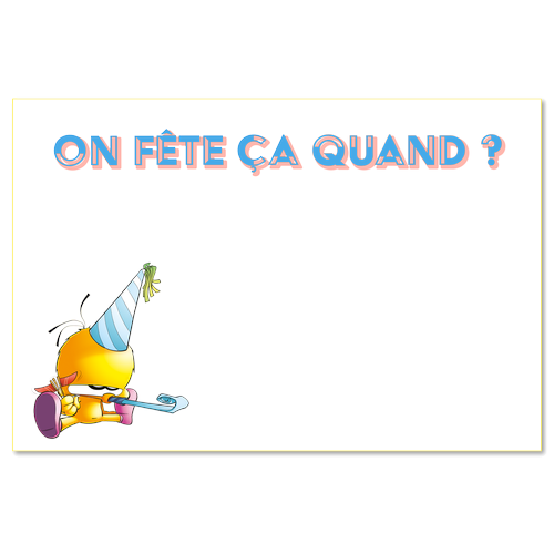 On fête ça quand ?