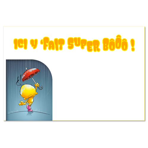 Ici il fait super beau