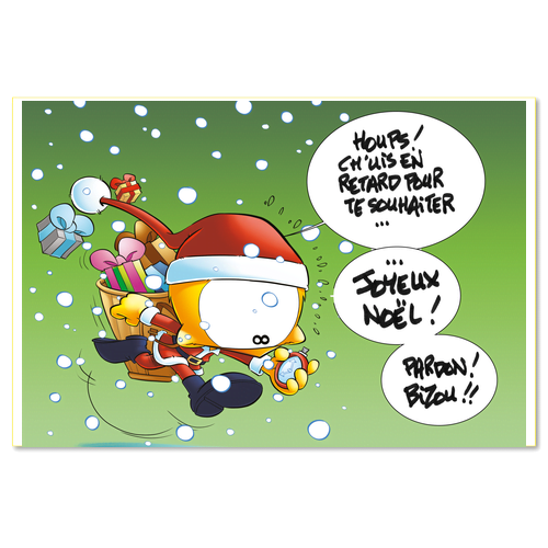 Je suis en retard pour te souhaiter un Joyeux Noël